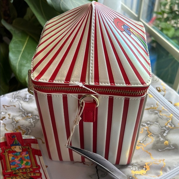 NEW Rare Set Harry Potty Loungefly Bertie Botts Jelly Bean Bag & Card Holder - Picture 10 of 11